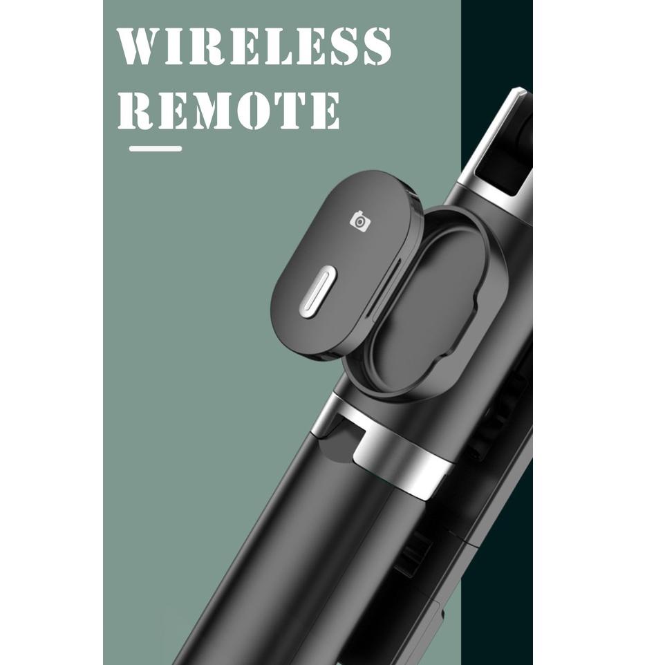 Real Promotion--Selfie Stick Tripod Tongsis Light LED Plus Wireless Bluetooth P60D-2 Berkualitas