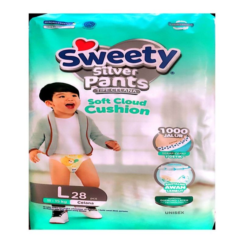 pampers sweety silver paint L 28