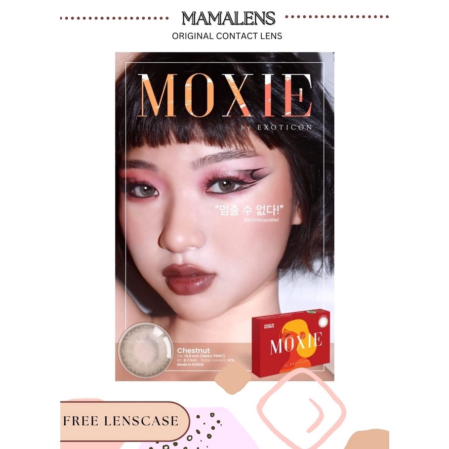 Softlens Moxie New Minus -2.25 sd -4.00 Free Lenscase -MAMALENS
