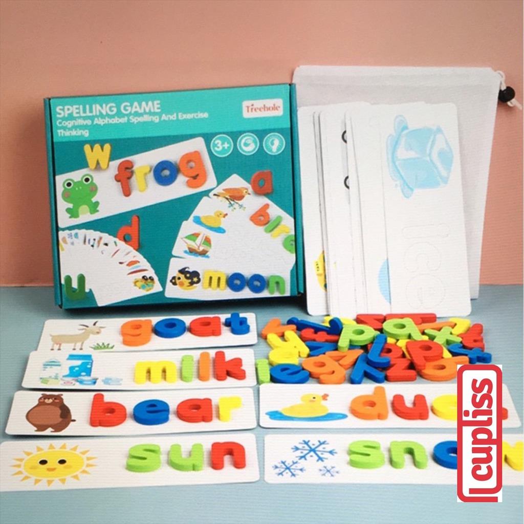 Spelling Game Treehole Cognitive Alphabet Mainan Edukasi Anak