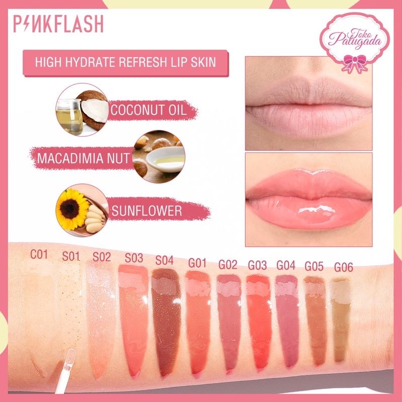 [BISA COD] Pinkflash #OhMyGloss High Shine Lip Gloss - Pinkflash Lipgloss