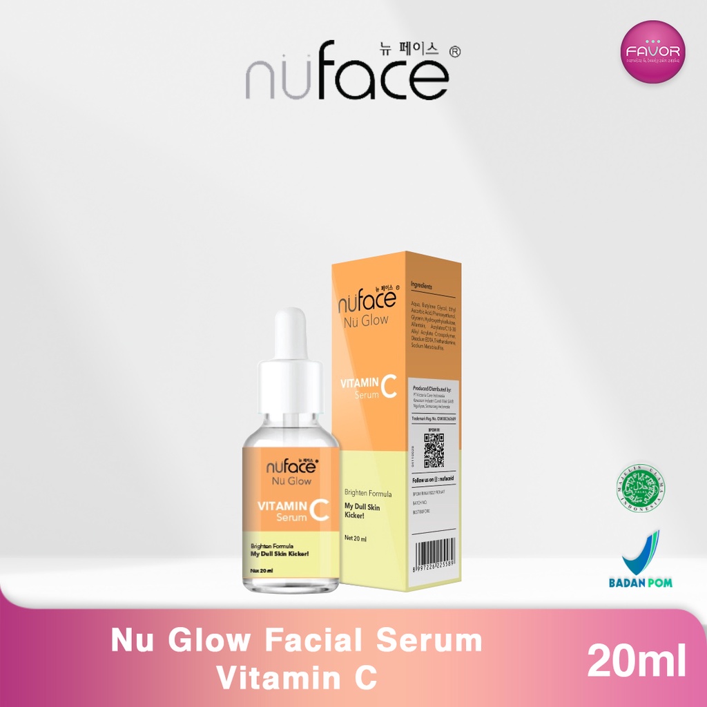 Jual Nuface Nu Glow Vitamin C Serum 20 ml Shopee Indonesia