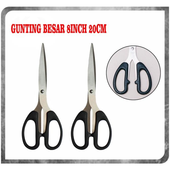 

Gunting Besar 8inch 20cm Solid sterel Stenless Steal