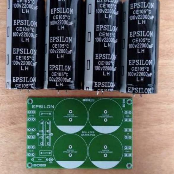 New - ELCO EPSILON 22000uf 100v ORIGINAL 22000uf 100v ✓