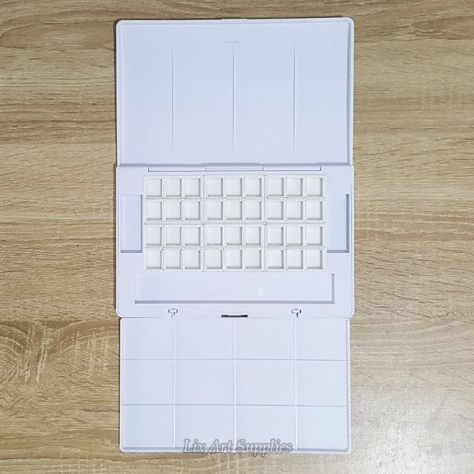 

[COD] V-Tec Empty Watercolor Plastic Box Set 36 Half pan - NBX-36 BERMUTU Kode 793