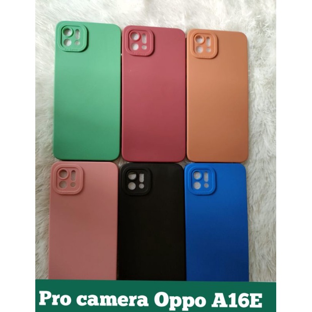 CASE TERBARU MACARON PRO CAMERA TIPE OPPO A16E