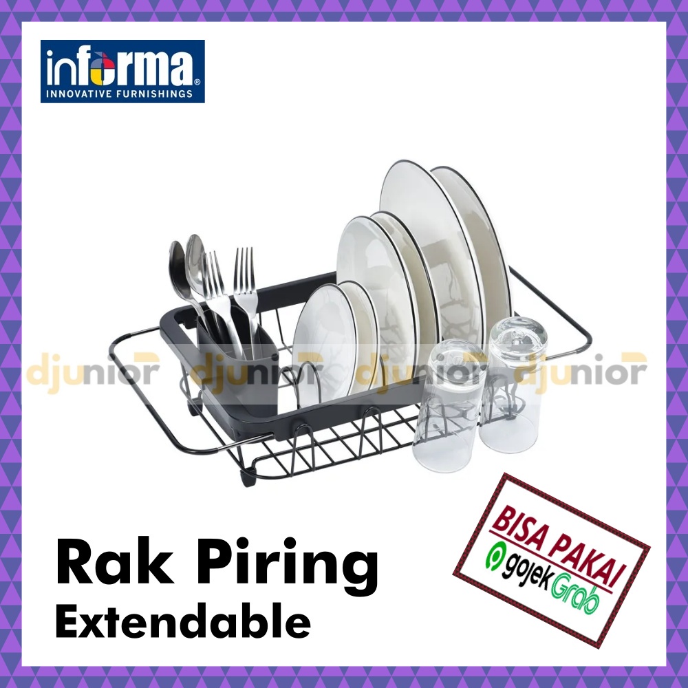 INFORMA - RAK PIRING / PENIRIS PIRING / WALLEY IN-SINK DISH RACK EXTENDABLE