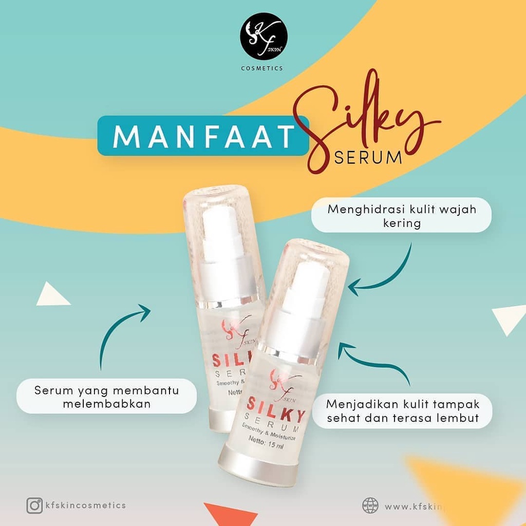 kf skin serum sillky _ Silky Serum KF SKIN _kf skin/kfskin bpom original