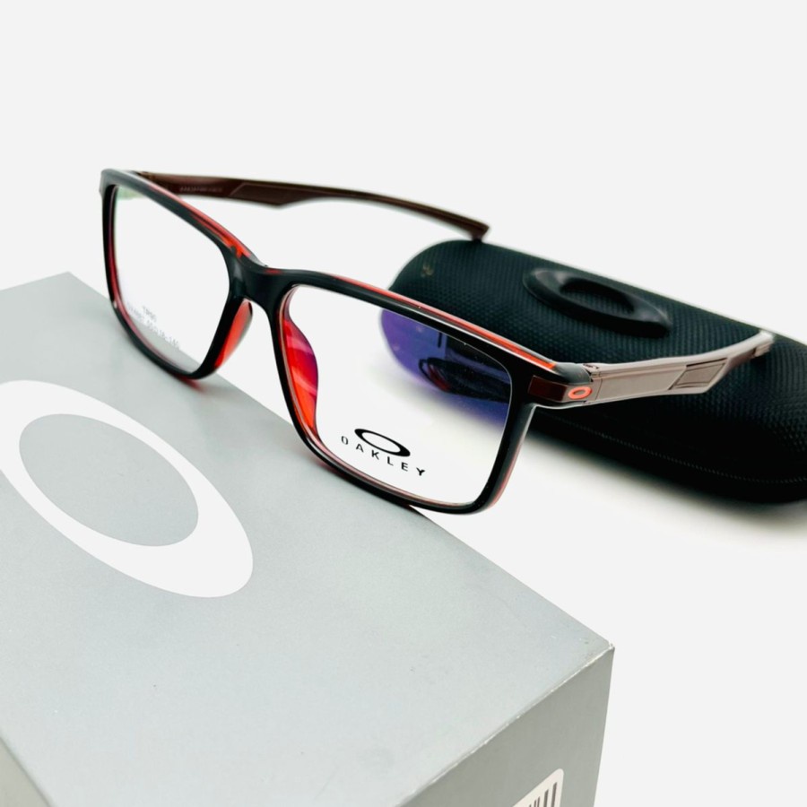 Kacamata Frame OX Bredbox 4887 Frame Pria Brown Kelengkapan Fullset