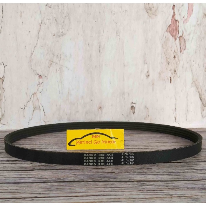 BANDO VAN BELT 4PK 760 RIB BELT TALI KIPAS 4PK-760 FAN BELT ALUR