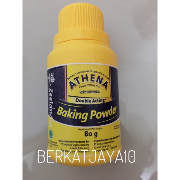 

Zeelandia ATHENA Baking Powder Double Acting 80gr Pengembang Kue