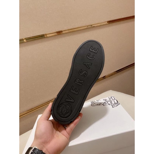 sepatu pria sneaker boot cowok vers4ce men shoes high top mirror p1shoes hitam