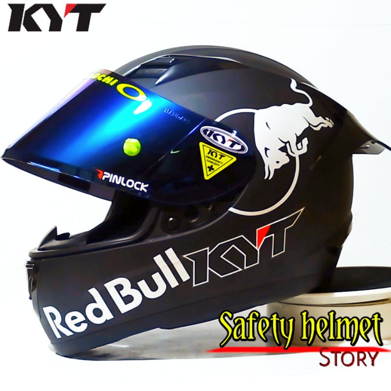 Helm KYT R-10 Original modif (Paket Ganteng) Include kaca Ori