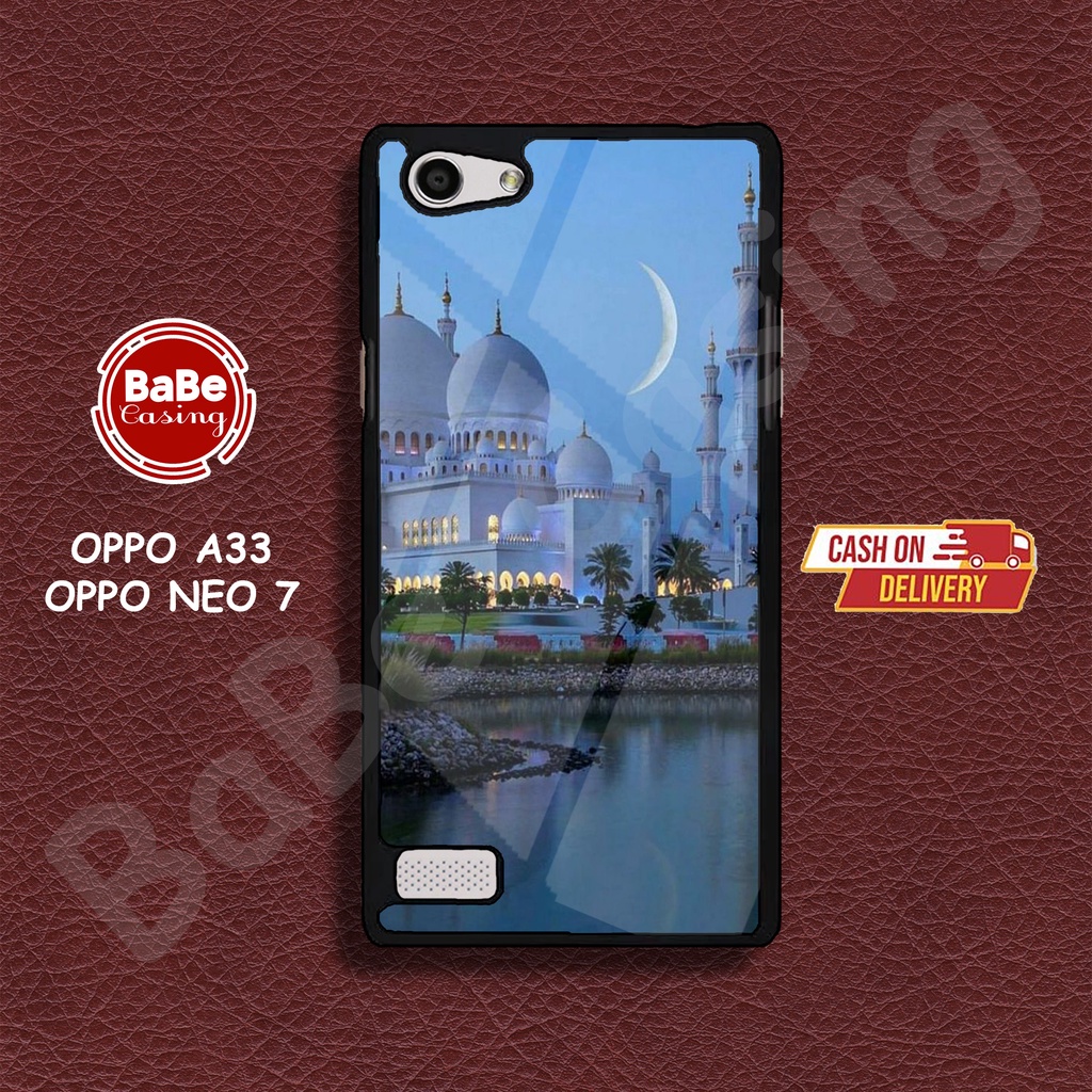 Case OPPO A33W NEO 7 Casing OPPO A33W NEO 7 case MASJID Case hp kondom hp case aesthetic case anime 