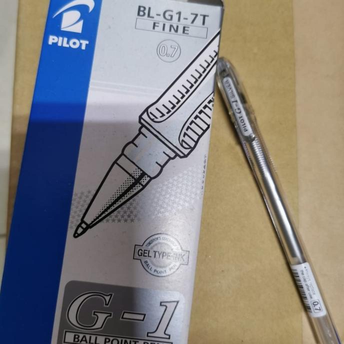 

pen pilot G1 silver (perlusin)