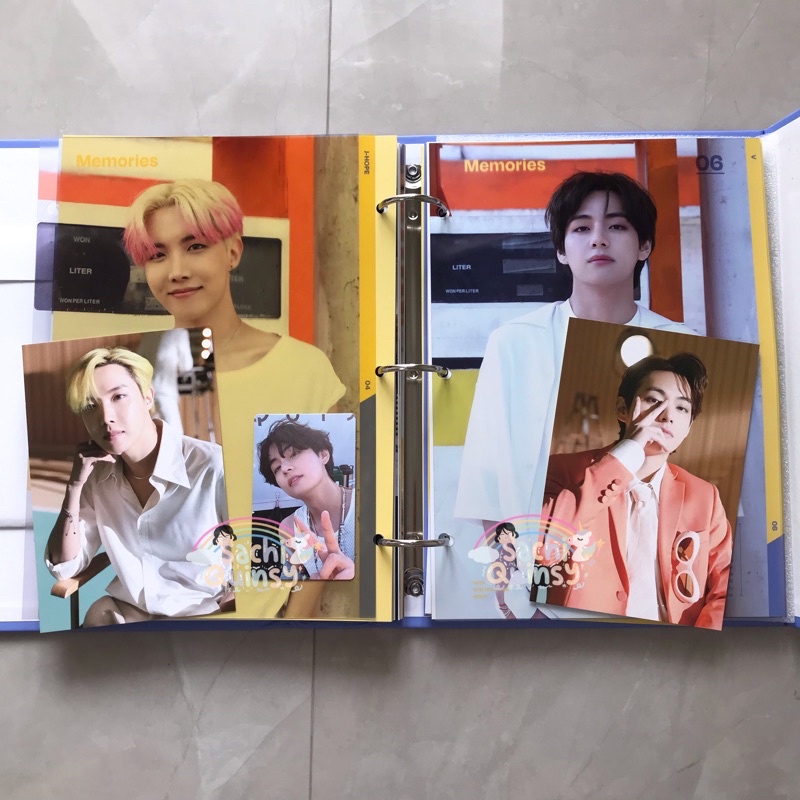 SHARING RPC TAEHYUNG JHOPE TAE V DVD MEMORIES 2021 INDEX PHOTO POSTCARD MEMO 21 MEMO21 TAEHYUNG V JH