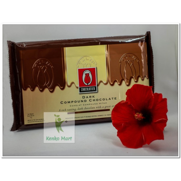 

ORIGINAL MURAH TULIP Dark Chocolate Compound 1 kg - Coklat Batang 1 kg