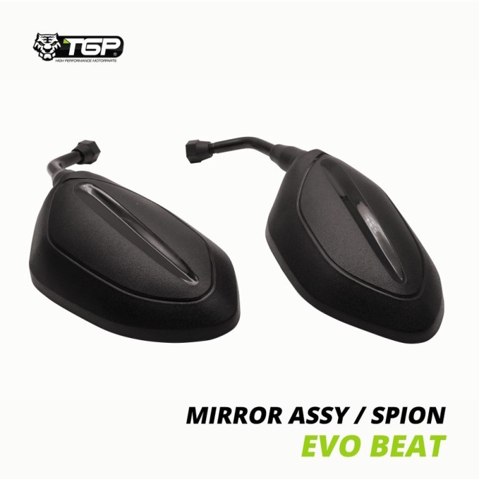 KACA SPION TGP EVO BEAT VARIO 125 BEAT FI SCOOPY KACA CEMBUNG ORIGINAL - TANGKAI PENDEK BAYAR DI TEMPAT