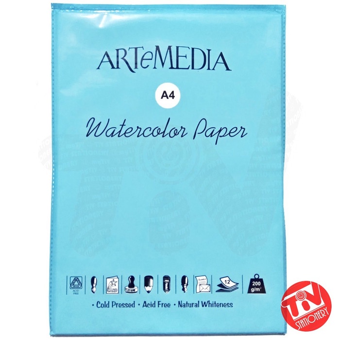 

Murah Watercolor Paper Artemedia A4 200 Gsm (1 Pack = 12 Lembar) Hot Sale