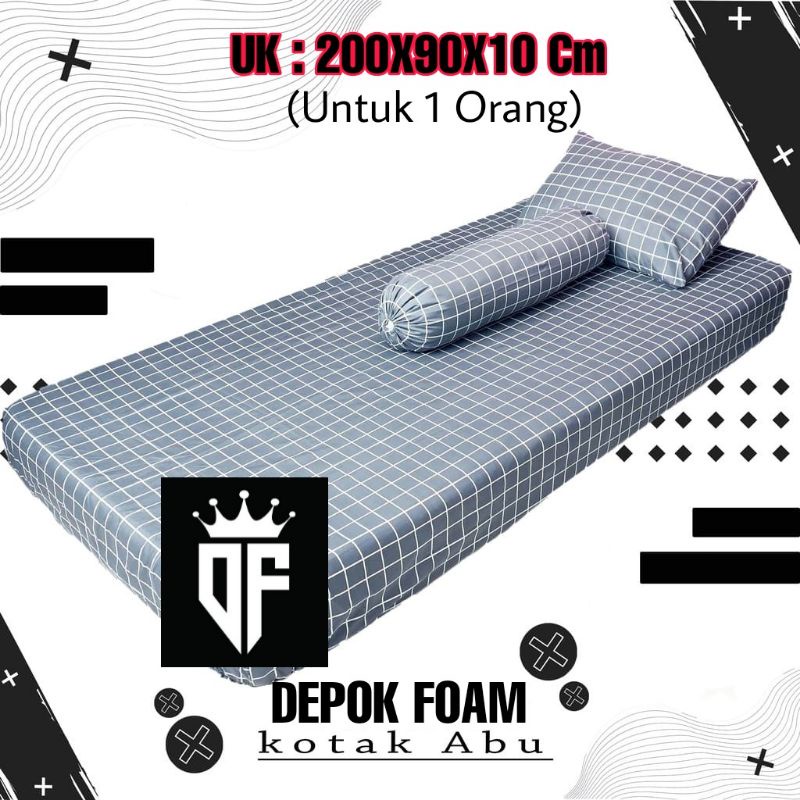 Kasur Busa Anti Kempes Untuk 1 Orang Ukuran 200X90X10