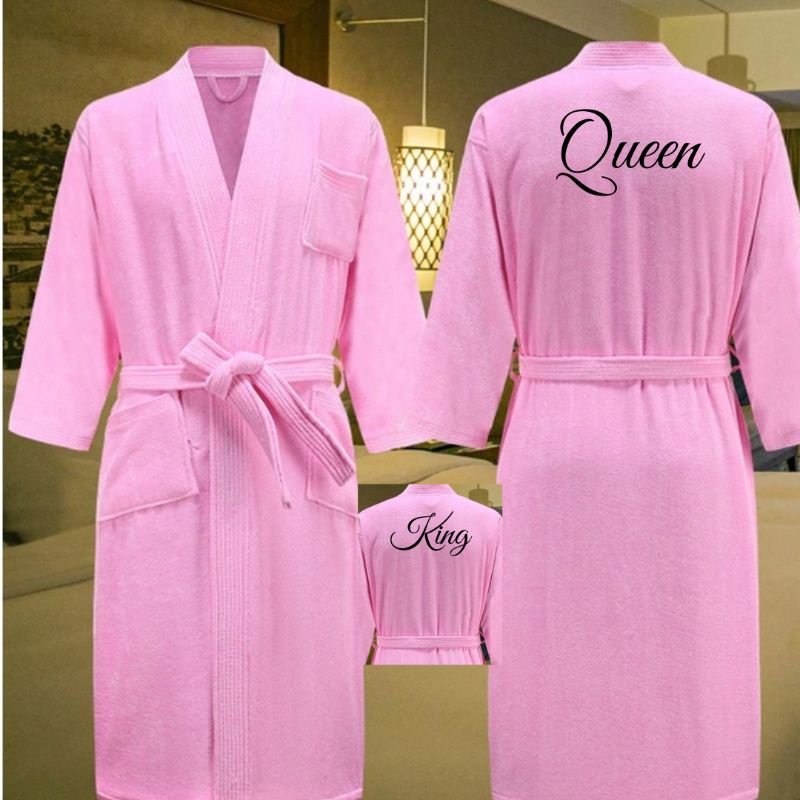 HANDUK KIMONO + BORDIR NAMA COUPLEAN MAMA PAPA & ANAK