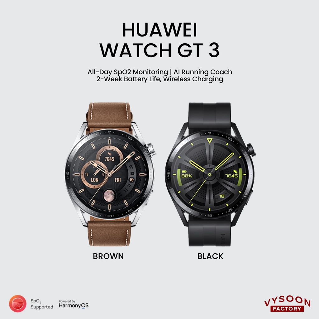 Jam Tangan Smartwatch Huawei GT 3 46mm Original Resmi