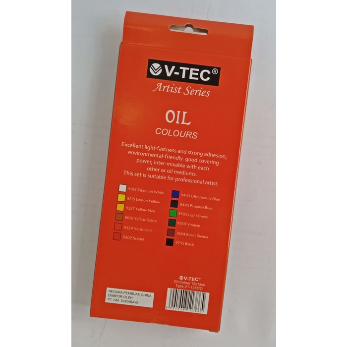 

Kusus Hari Ini Cat Minyak Vtec 12 Warna (12 Ml) Promo