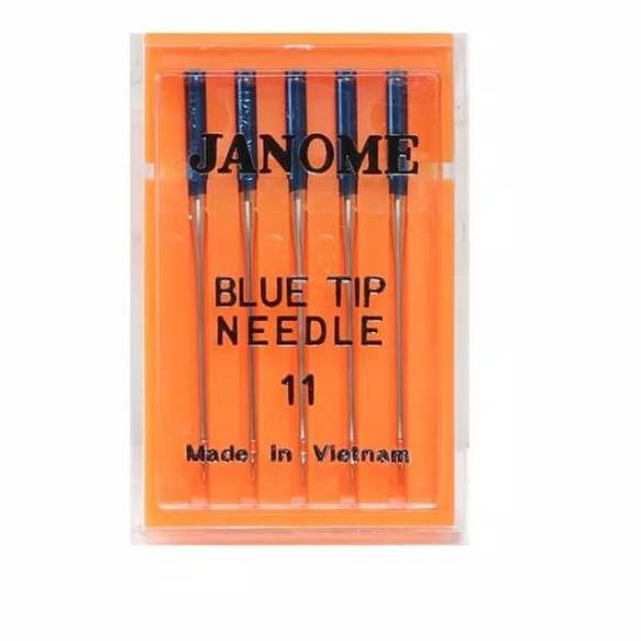 Jarum Kaos - Jarum Jersey - Jarum Spandek Merk JANOME Blue Tip