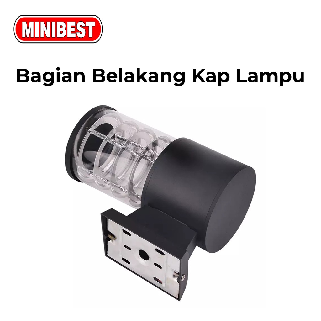 [MB] KAP LAMPU DINDING 1 LAMPU 8051 / LAMPU PILAR / WALL LAMP BULAT 1 ARAH