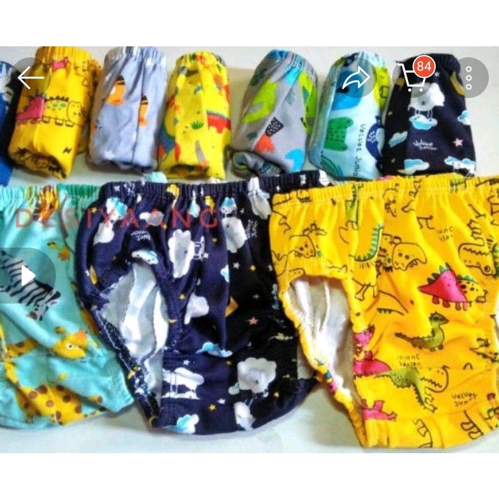 CELANA DALAM ANAK LAKI LAKI | CELANA DALAM ANAK PEREMPUAN | SEMPAK BAHAN LIBBY VELVET