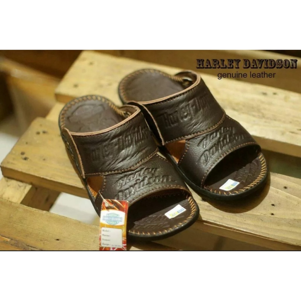 Temukan Sandal Casual Pria Kulit Asli Sapi Kojo Murah Jepit Slide Flip Flop Selop NgeMall Hangout