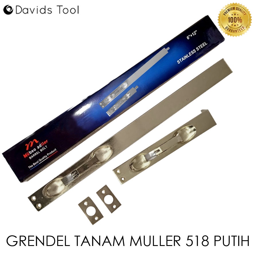 Grendel Pintu Panjang Gerendel Kupu Tarung Tanam Slot 12 Inch Muller