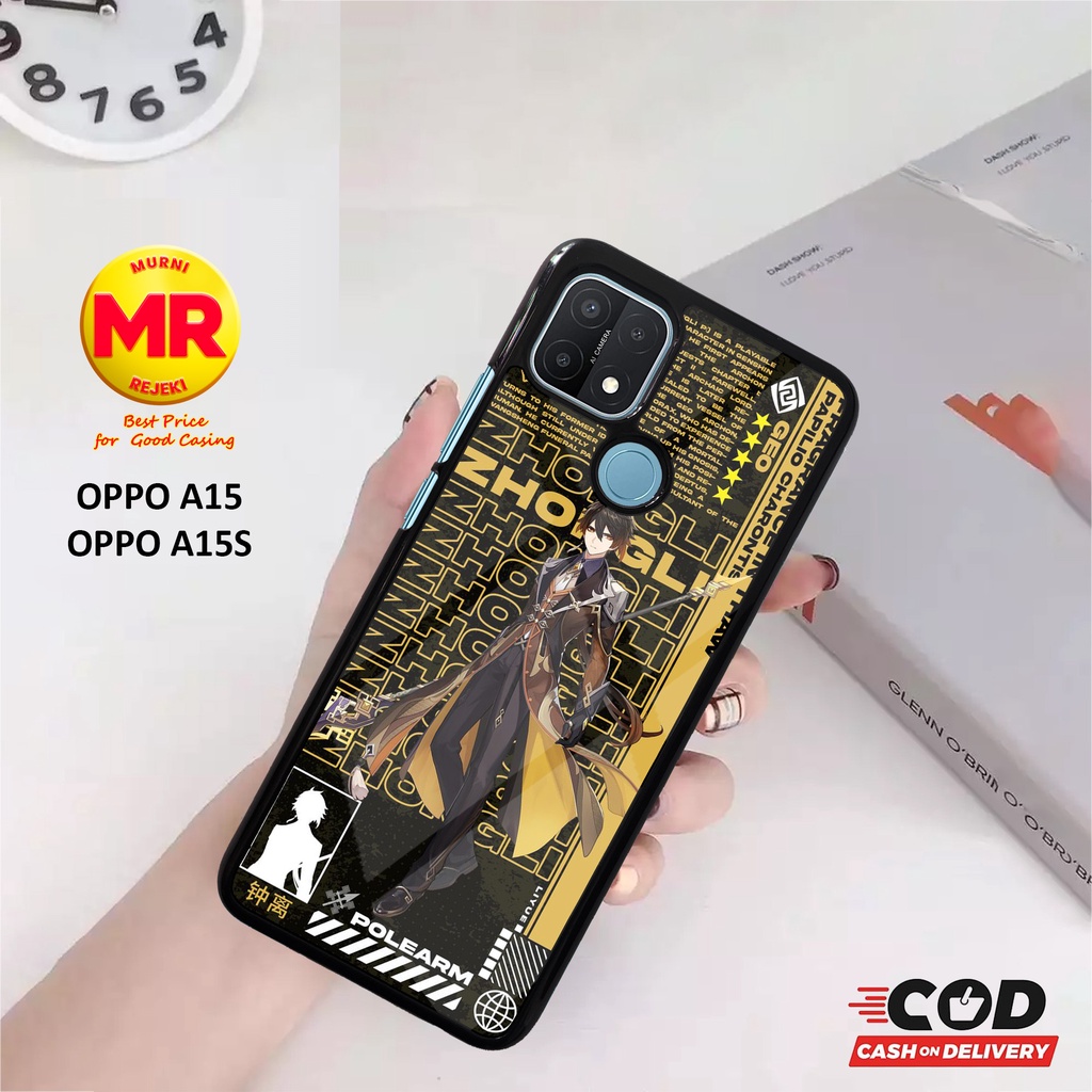CASE OPPO A15 A15S CASING OPPO A15 A15S MOTIF GAME CEWEK Murni case casing aero softcase case hp cas