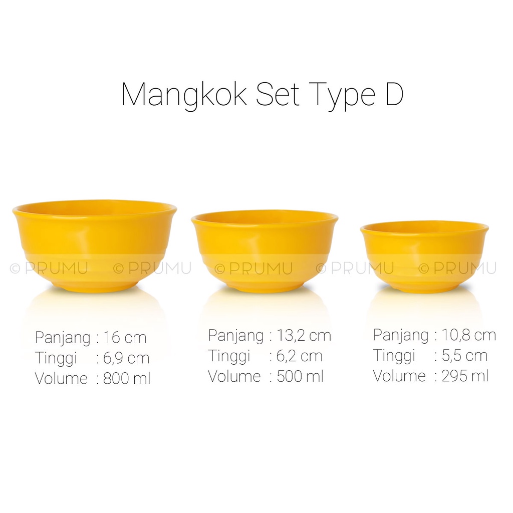 Mangkok Set Besar Kecil - Paket Mangkok Melamin - Mangkok Melamin - Set Mangkok Melamin