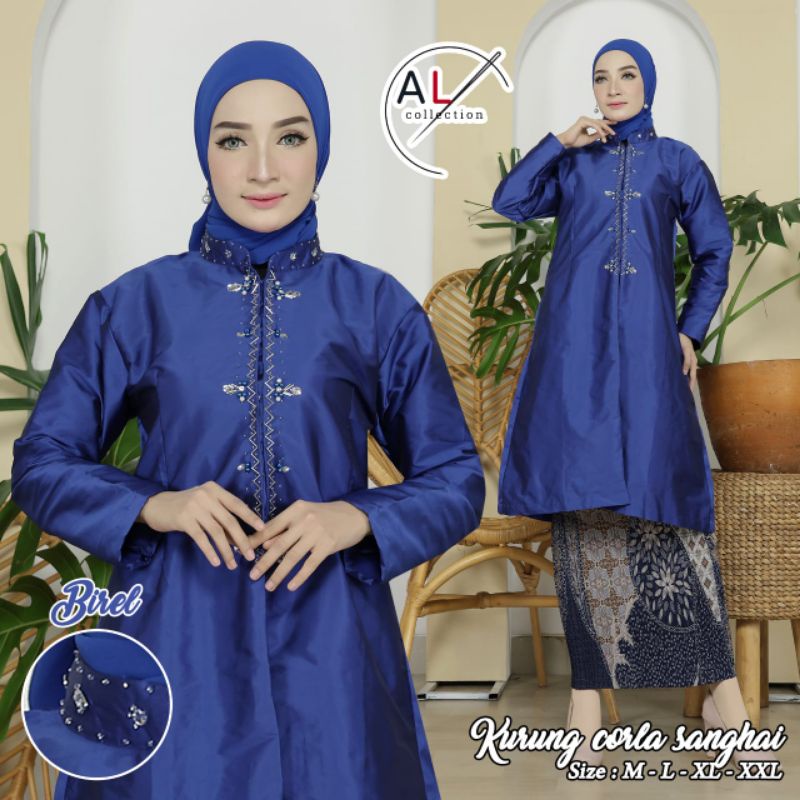 Kebaya Kurung Corla Sanghay LZ / Kebaya Tunik Taveta / Kebaya Modern / Baju Kurung Modern