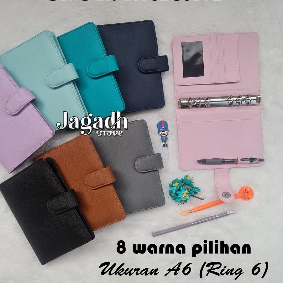 

READY ✅BINDER A6 BAHAN EXCLUSIVE 8 WARNA PILIHAN|RA7