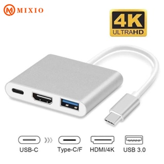 MIXIO HC-04A USB Type C to HDMI + TypeC Power + USB 3.0 Adapter Cable