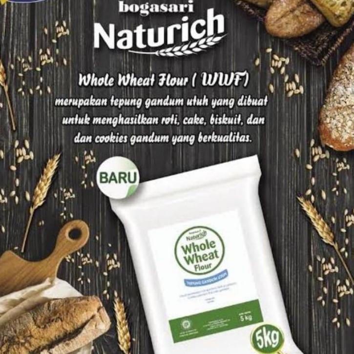 

Trxx4X8j--Naturich Whole Wheat Flour/Tepung Gandum utuh 500 Gram