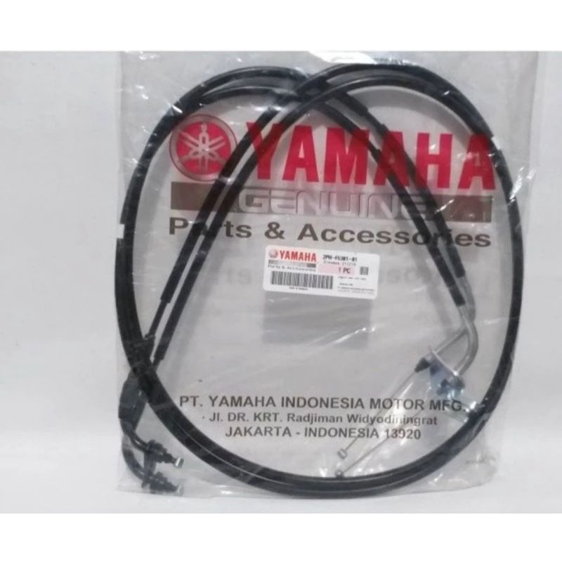 TALI KABEL GAS MIO M3 ASLI ORI YAMAHA 2PH F6301 01