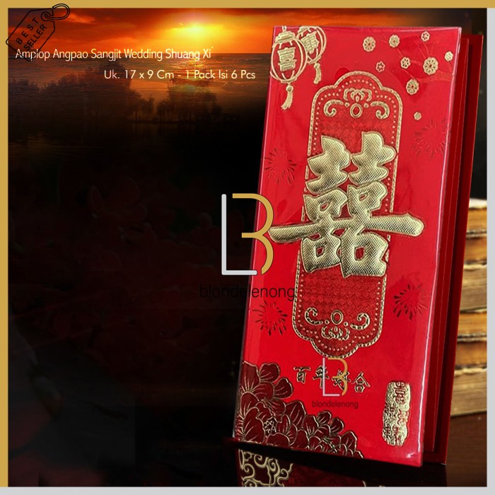 

Sale Amplop Kertas Angpau Angpao Hongbao Sangjit Wedding Nikahan Shuang Xi Trendi
