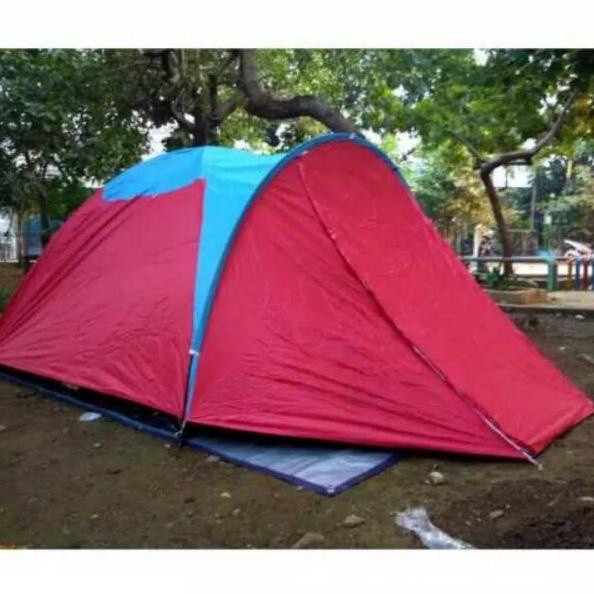 TENDA DOME DOUBLE LAYER 4 ORANG HYU TENDA CAMPING HIKING KEMPING RFED5454EFF