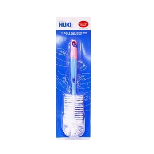 Huki Rotary Bottle &amp; Nipple Brush l Sikat Botol