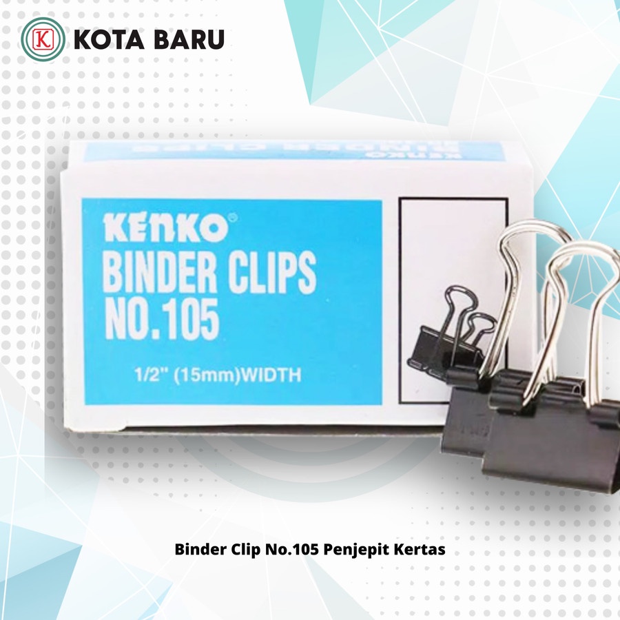 

Binder Clip No.105 Penjepit Kertas