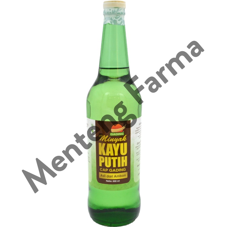 Minyak Kayu Putih Cap Gading Botol 600 mL - Meredakan Hidung Tersumbat, dan Menghangatkan Badan