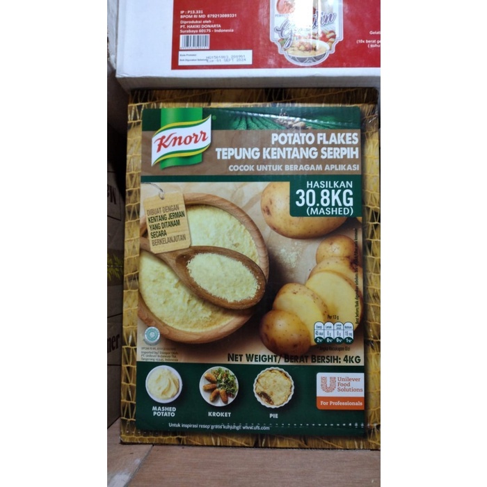 

Tepung Kentang Knorr Potato Flakes Tepung Kentang Serpih 1Kg Grab Dan Gojek