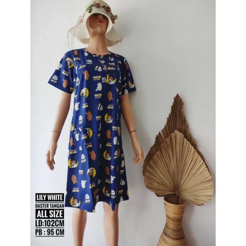 LILY WHITE - DASTER TANGAN ALL SIZE | DASTER OBLONG | DASTER PENDEK
