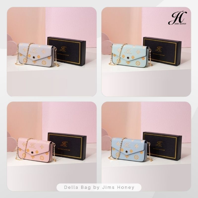 JIMS HONEY DELLA MINI BAG TAS SELEMPANG WANITA (FREE EXCLUSIVE BAG + DOMPET + CARD HOLDER)