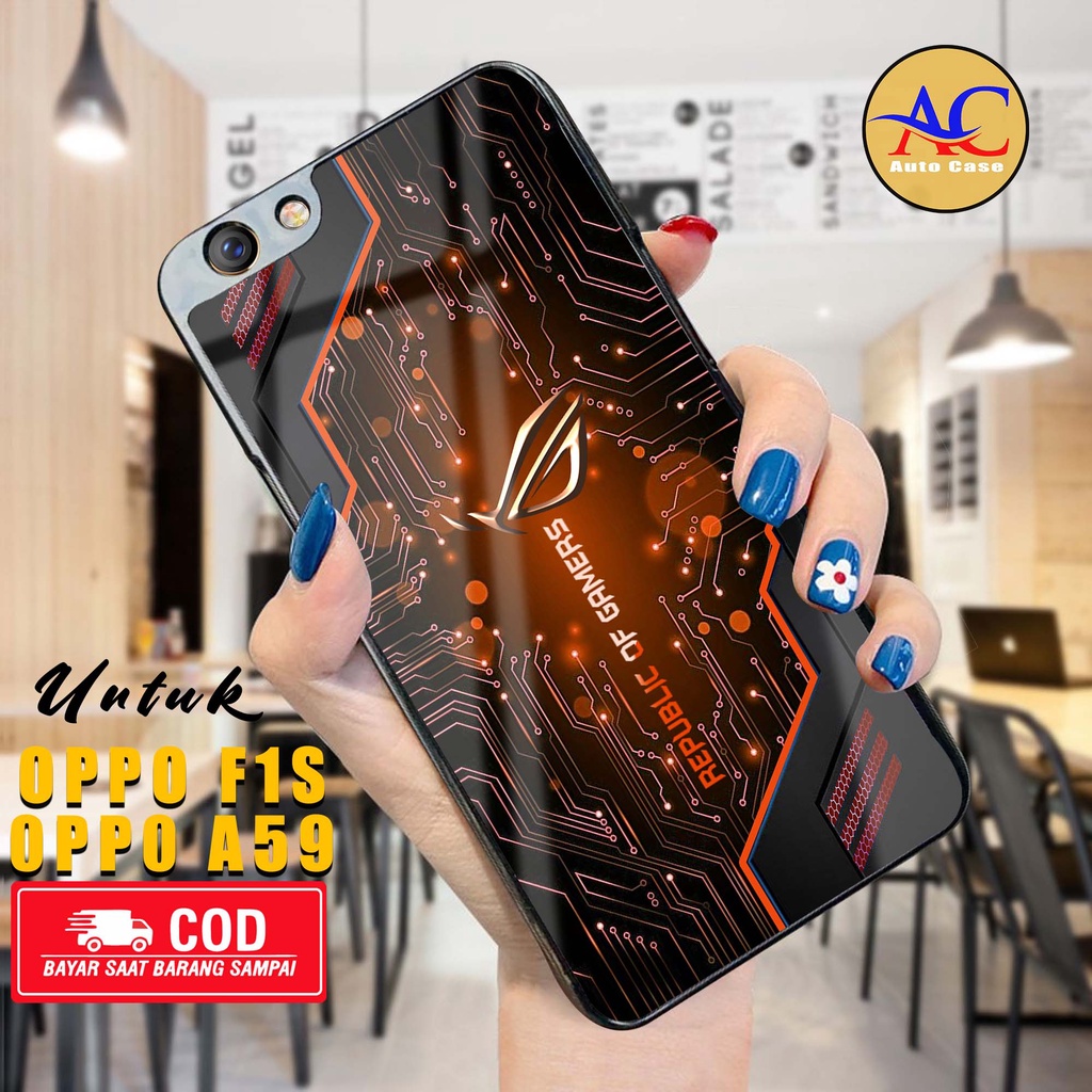 Case OPPO F1S OPPO A59 Terbaru - Auto Case [ ROG1 ] Kesing OPPO F1S OPPO A59  - Case Hp - Casing Hp 
