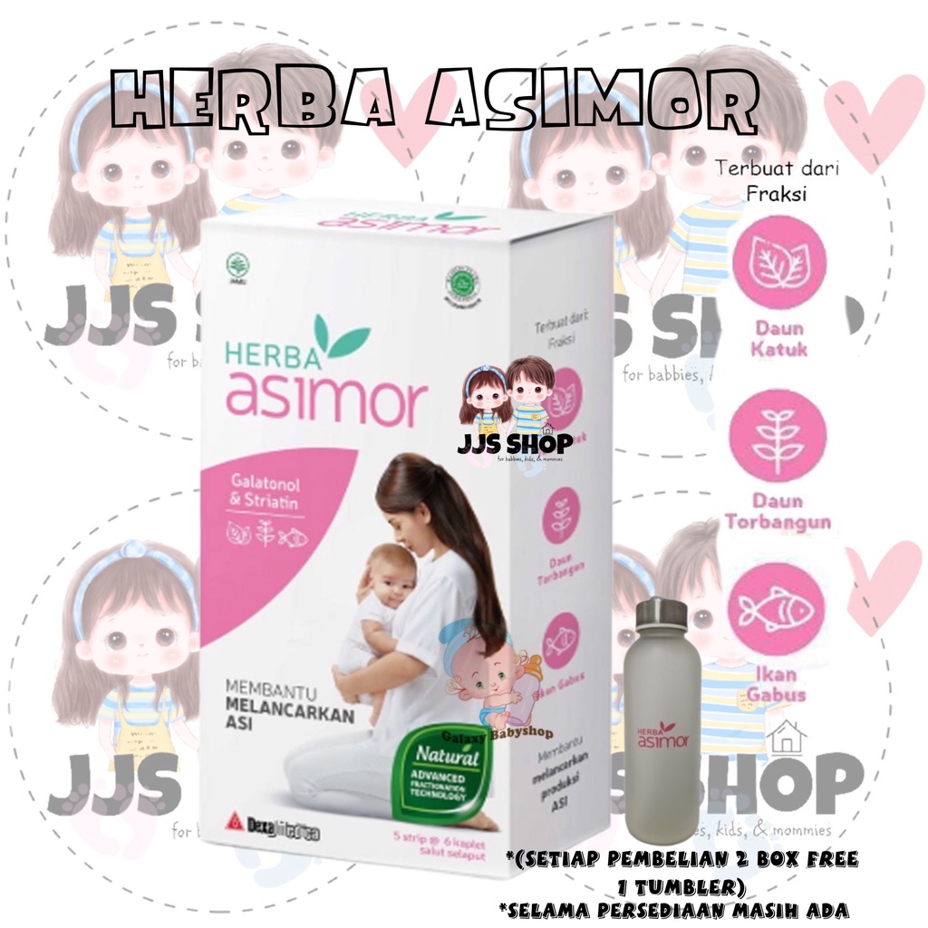 HERBA ASIMOR ASI BOOSTER PELANCAR ASI HERBAL ISI 30 60 KAPSUL