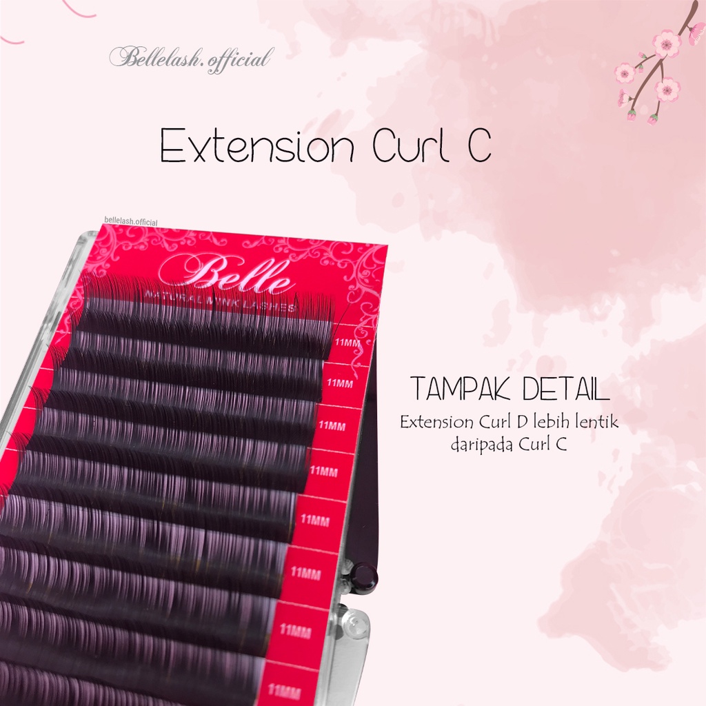 Bulu Mata Tanam Curl Eyelash Extension Eyelashes